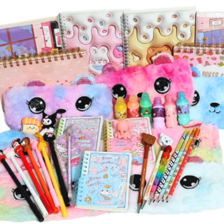 Kit Papelaria Fofa Luxo 15 Itens Presente Criativo Kawaii Estojo Super Fofo Material Escolar em Oferta na Shopee