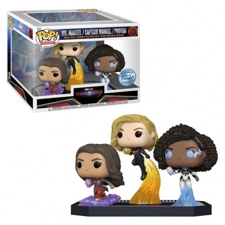 Funko Pop Marvel The Marvels – Ms. Marvel, Captain Marvel & Photon 1258