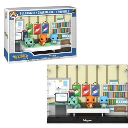 FUNKO POP POKEMON *DELUXE MOMENT* BULBASAUR/CHARMANDER 01 NOVO ORIGINAL