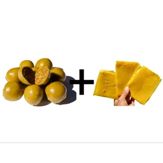 Bombom de pólen+Cera mista para  de Abelhas Mandaçaia,Jatai,Uruçu etc em Oferta na Shopee