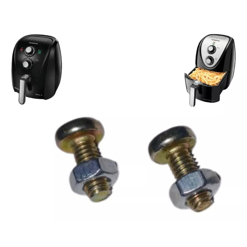 Parafusos P/ Puxador Air Fryer Fritadeira P/ Todas As Marcas