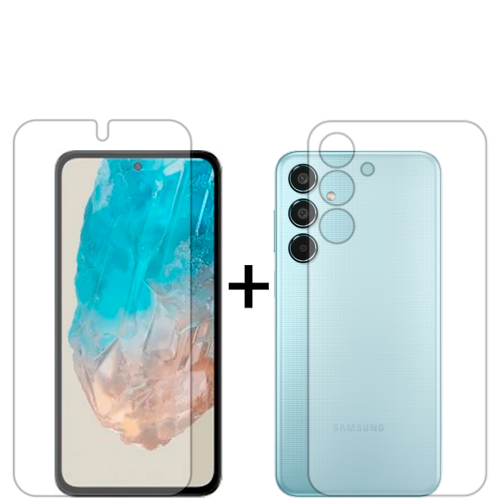 Película Hidrogel Anti Impacto HD Frente e Verso Samsung Galaxy M35