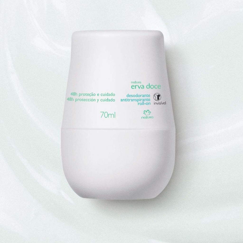 Roll-on Desodorizante Erva Doce Natural, 70ml