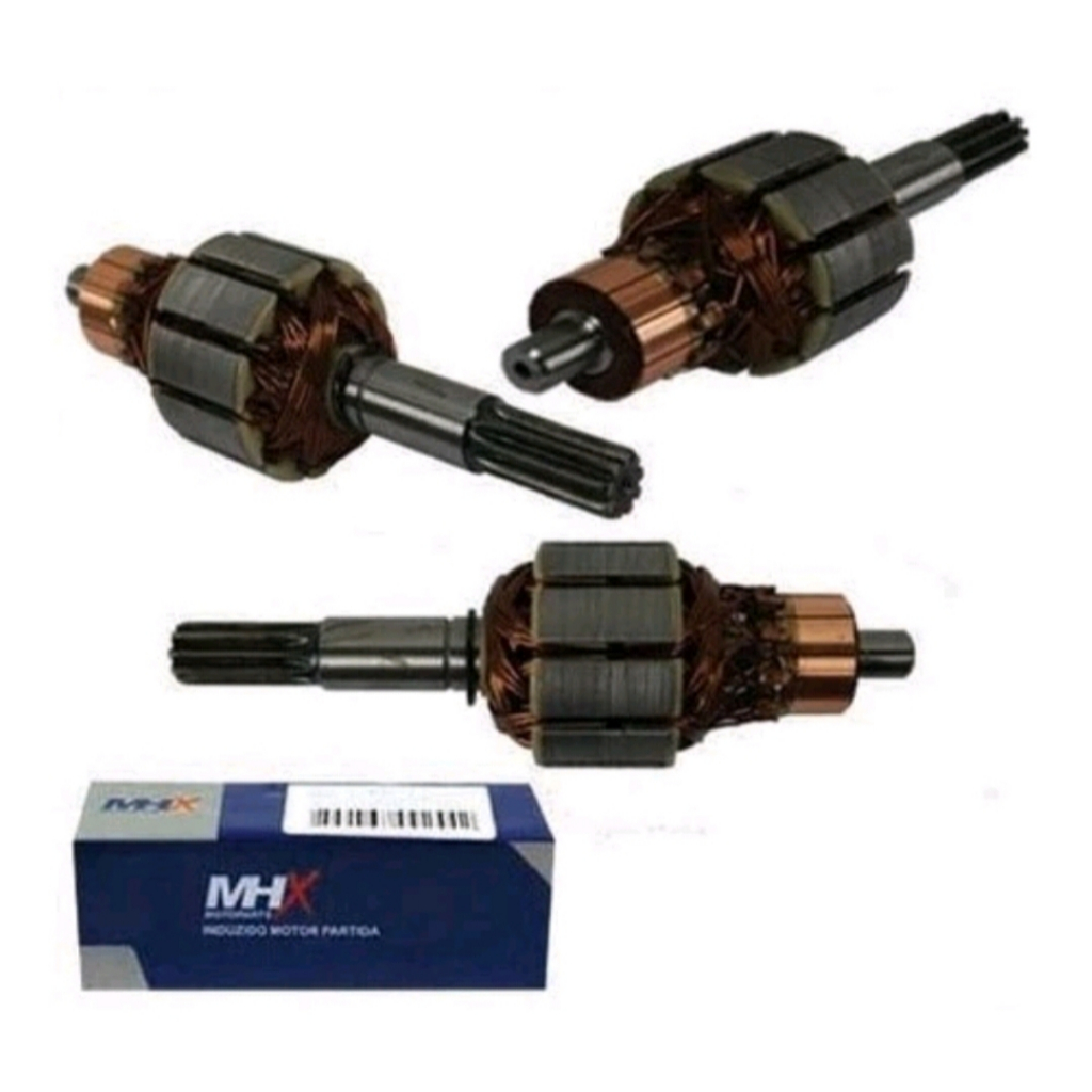 Induzido Motor Partida Titan 150 2004 - 2015 NXR Bros 150 2006 a 2015