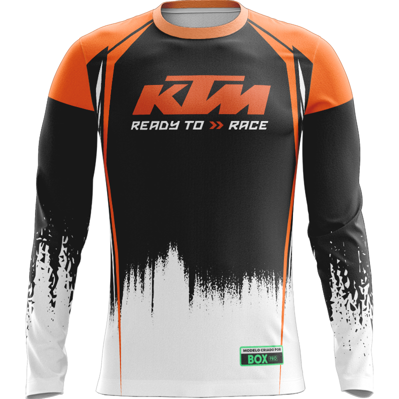 Camisa Manga Longa Masculina Motocross Motociclista Esportiva Com Proteção Solar