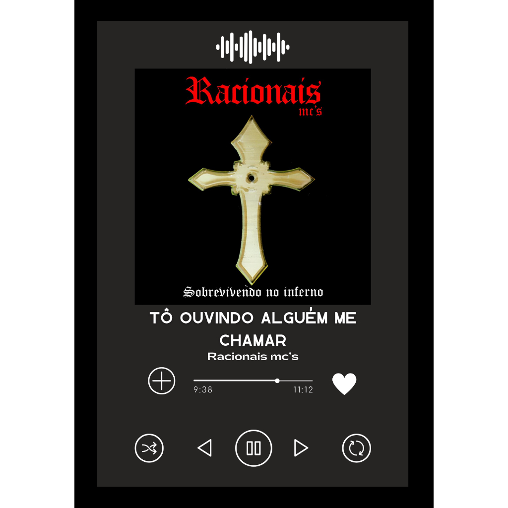 Poster Racionais Tamanho Grande A3  - Quadro Racionais mcs