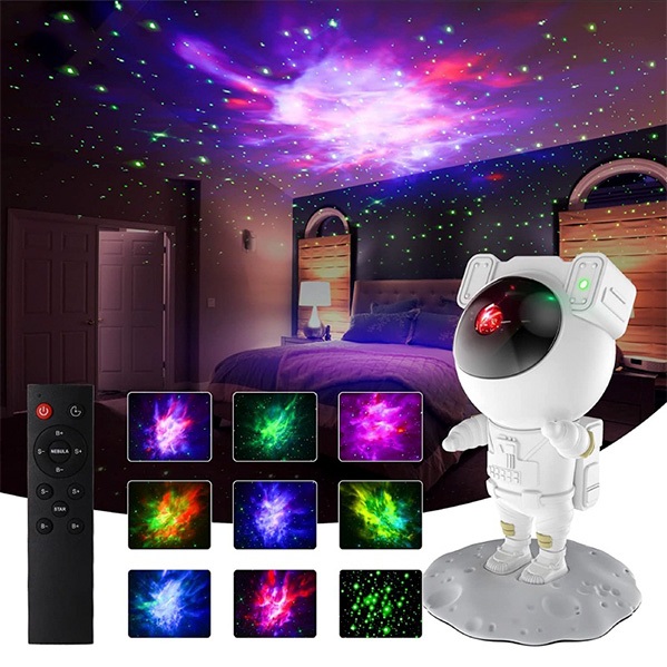 Luminaria Astronauta Projector Galáxia Crianças Luzes Noturnas, Galáxia Nebulosa Astronauta Estrela