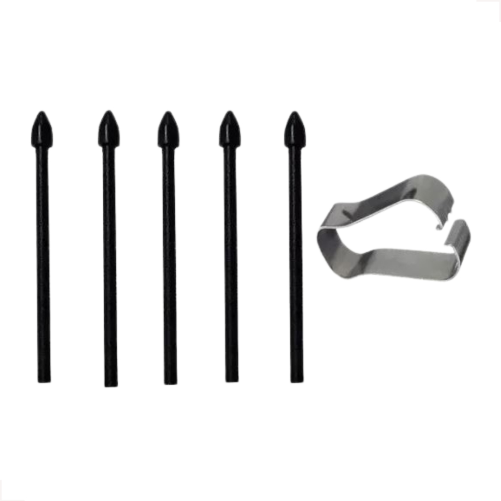 Kit 5 Pontas S Pen S6 S7 S8 S9 Caneta Samsung Galaxy Tab Note 10/20 Reposição