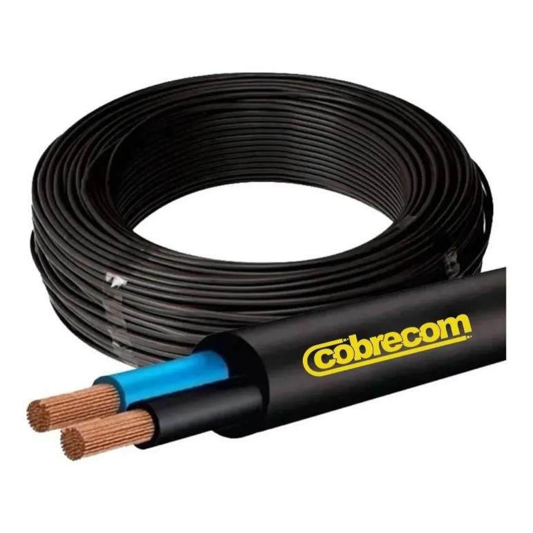 10 METROS CABO PP 2x6MM FIO ELETRICO 2 CONDUTORES/VIAS COBRECOM 100% 1KV ORIGINAL em Oferta na Shopee