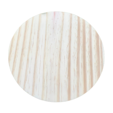 Placa Redonda de Madeira Pinus Lixada Acabamento Fino