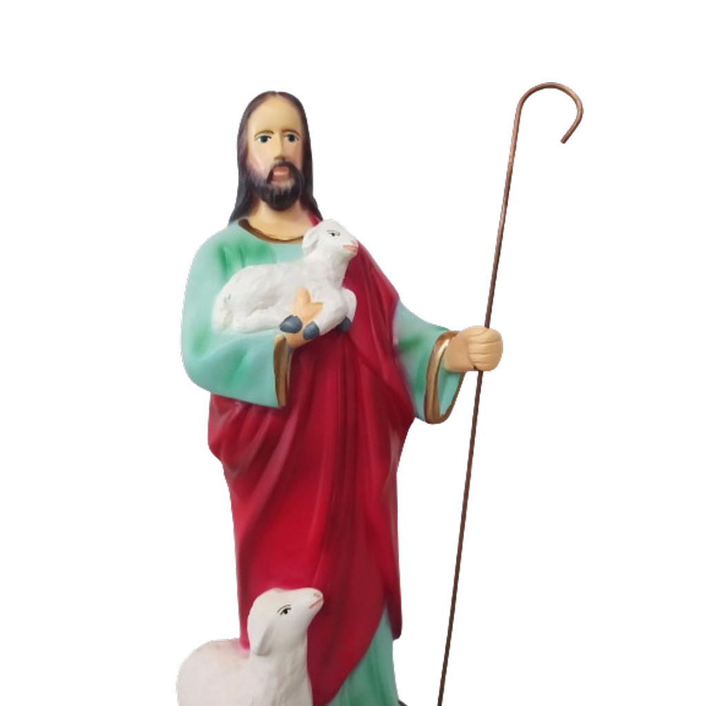 Imagem De Senhor Bom Pastor 22 Cm Jesus Bom Pastor estatua