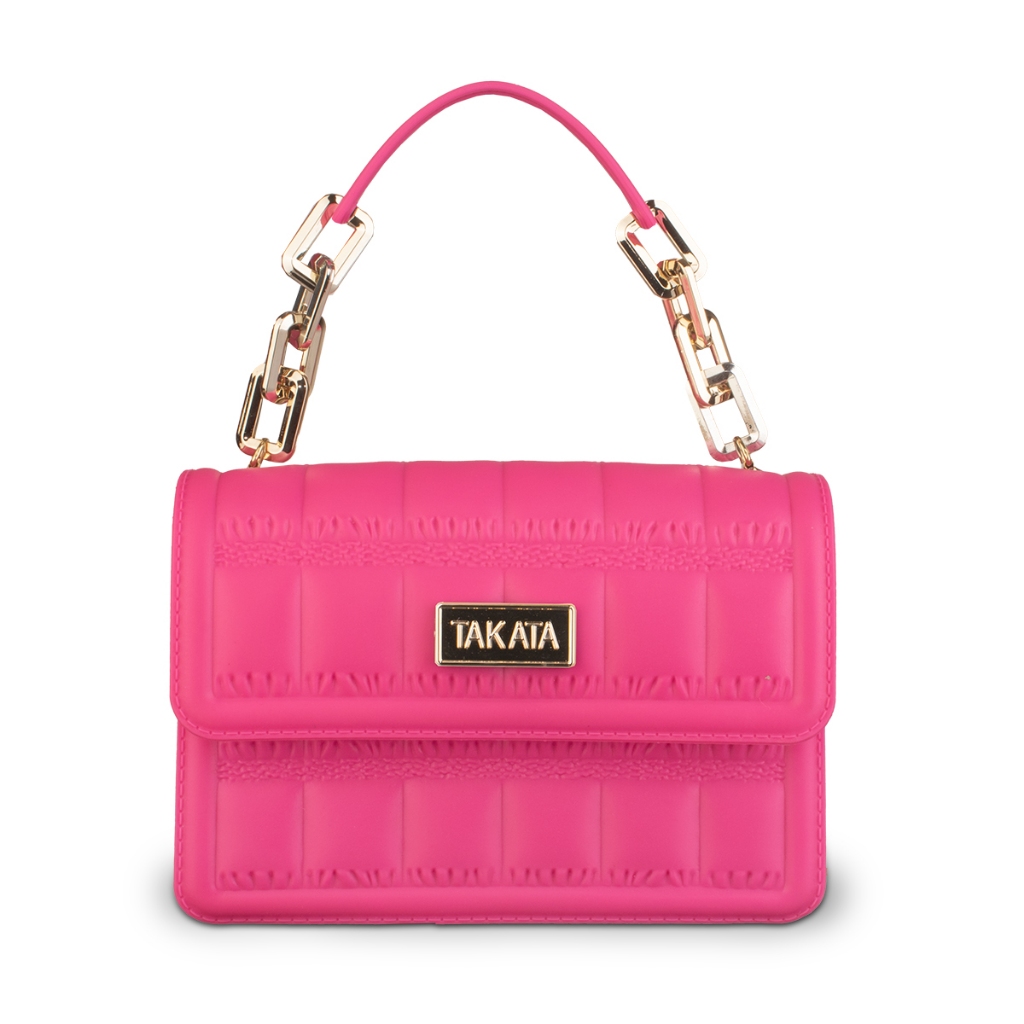 Bolsa Feminina De Ombro Transversal Pequena Média Com Alça Corrente Casual Blogueira Estilo Moda