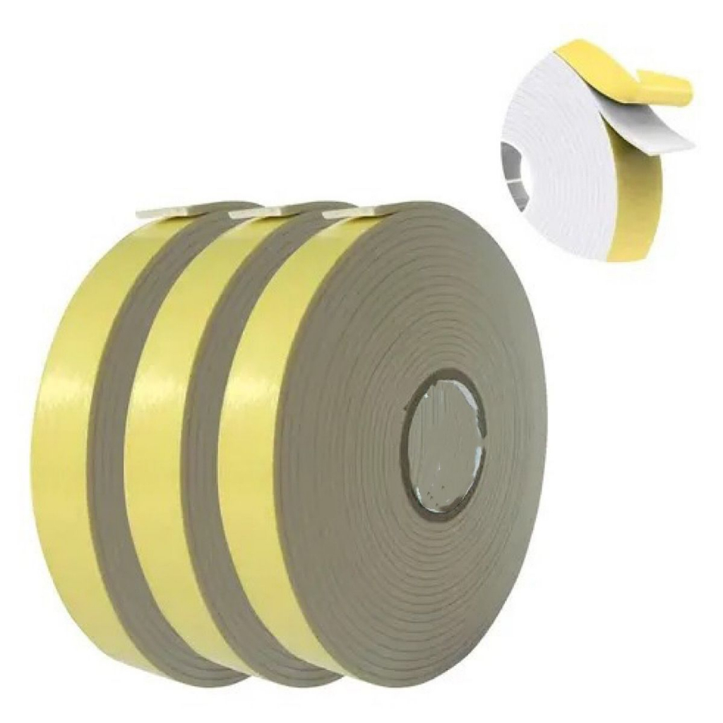 Fita Banana Dupla Face 2,4cm X 10m Adesivo De Espuma em Oferta na Shopee