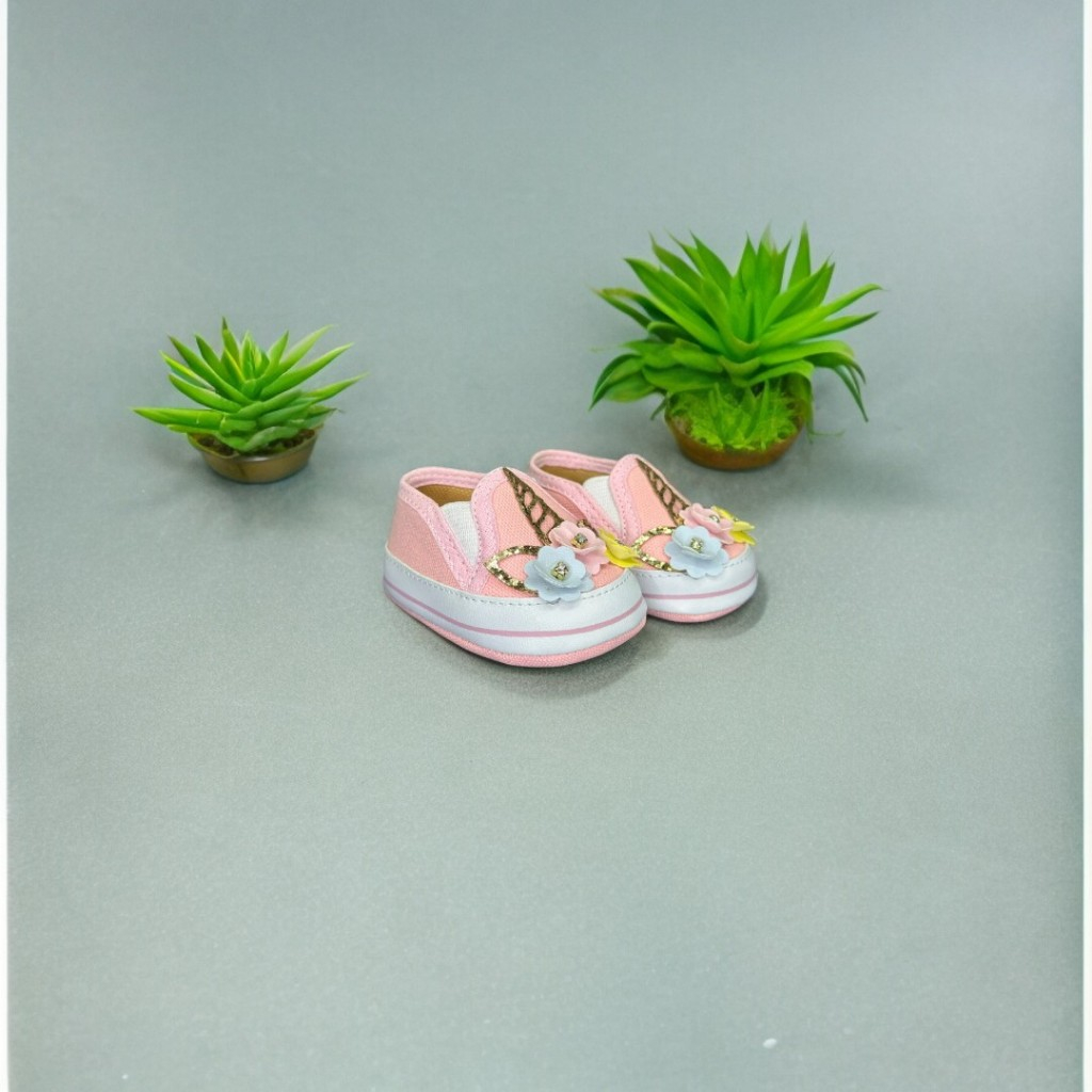 Sapato para Bebê Menina Mocassin Infantil para Bebê Recém Nascido Menina Sapatinho de Bebê