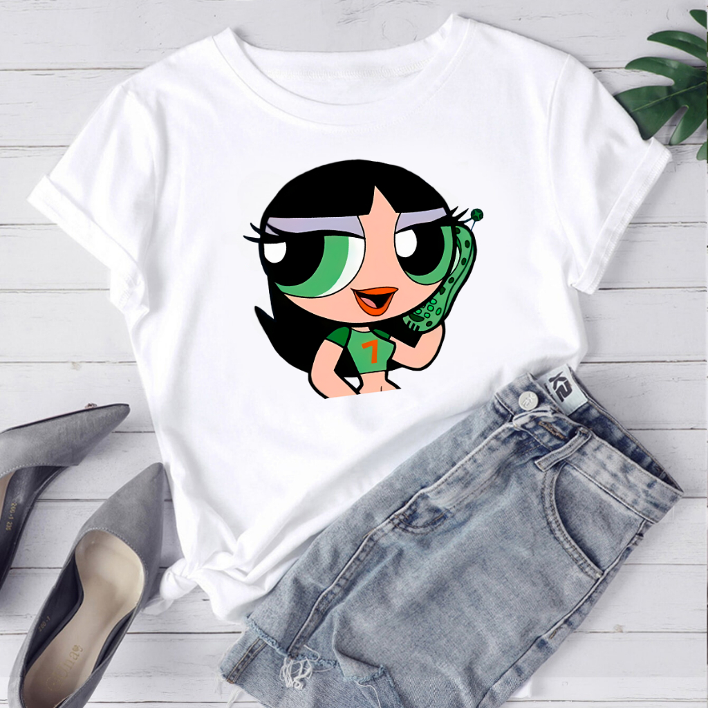 Camiseta Larga Feminina e Baby Look Estampada As Meninas Superpoderosas Bad Girls