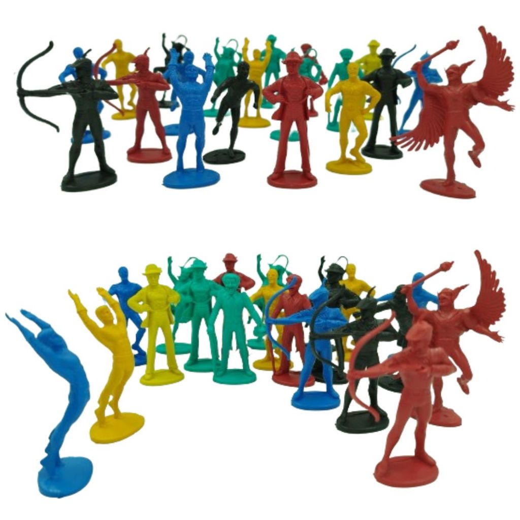 Heróis Miniatura Boneco Soldado Brinquedo Figures 20 Peças