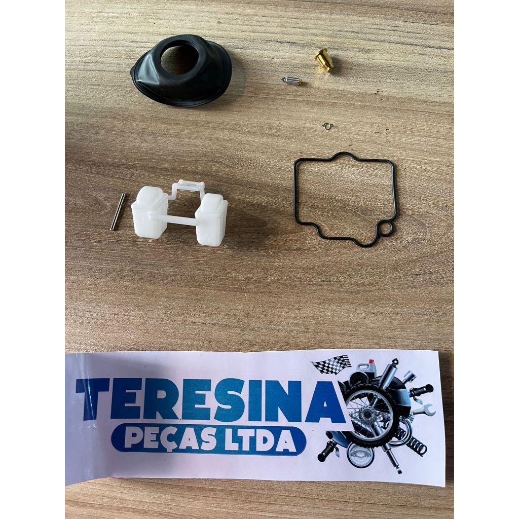 Diafragma neo at 115 + Boia + agulha + junta cuba carburador Yamaha