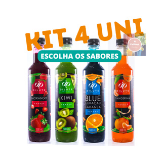 Kit 4 Xaropes Dilute para Drink Soda Italiana Gin - Escolha em Oferta na Shopee
