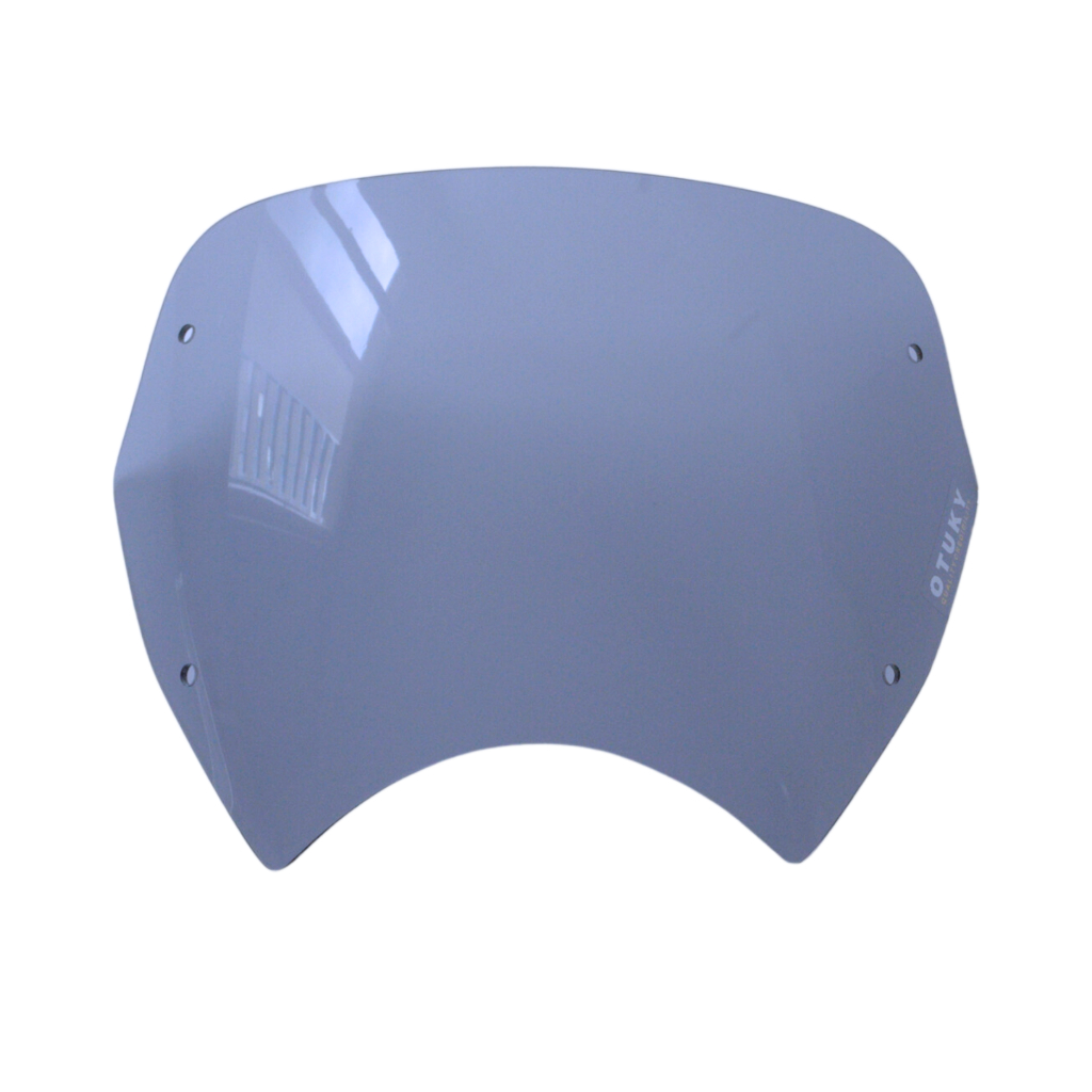 Bolha Parabrisa Transalp Xl 700 V 2007 Até 2014 Curta 20cm Fumê Escuro Azulado - Otuky