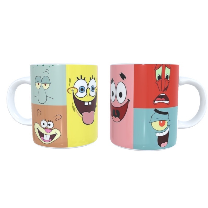 Caneca Personalizada Bob Esponja Amigos
