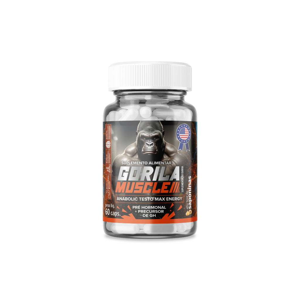 Gorilla Muscle Anabolic Testo Max Energy 60 Caps