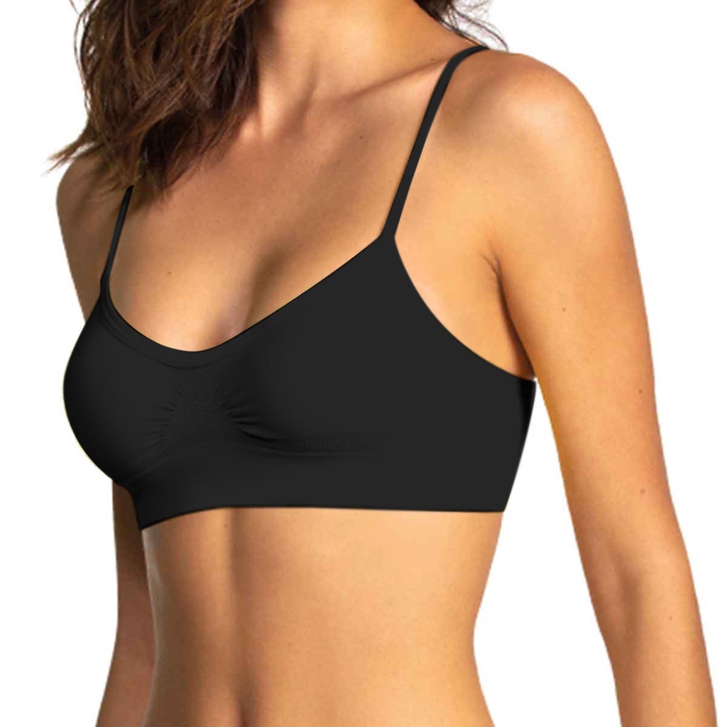 Sutiã Básico Microfibra Sem Costura Alça Fina Loba Original Lupo em Oferta na Shopee