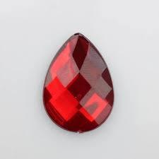 CHATON ( GOTA COLAGEM ) 13 X 18 mm VERMELHO — imagem 2 de 2