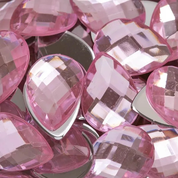 CHATON ( GOTA COLAGEM ) 13 X 18  mm ROSA em Oferta na Shopee