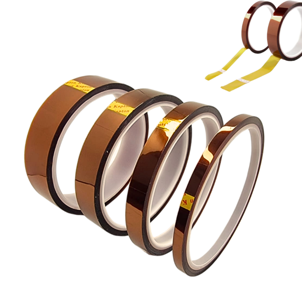 Fita Kapton Sublimação 0.5mm 1.0cm 1.5cm 2cm Térmica Poliamida Altas Temperaturas 33m em Oferta na Shopee