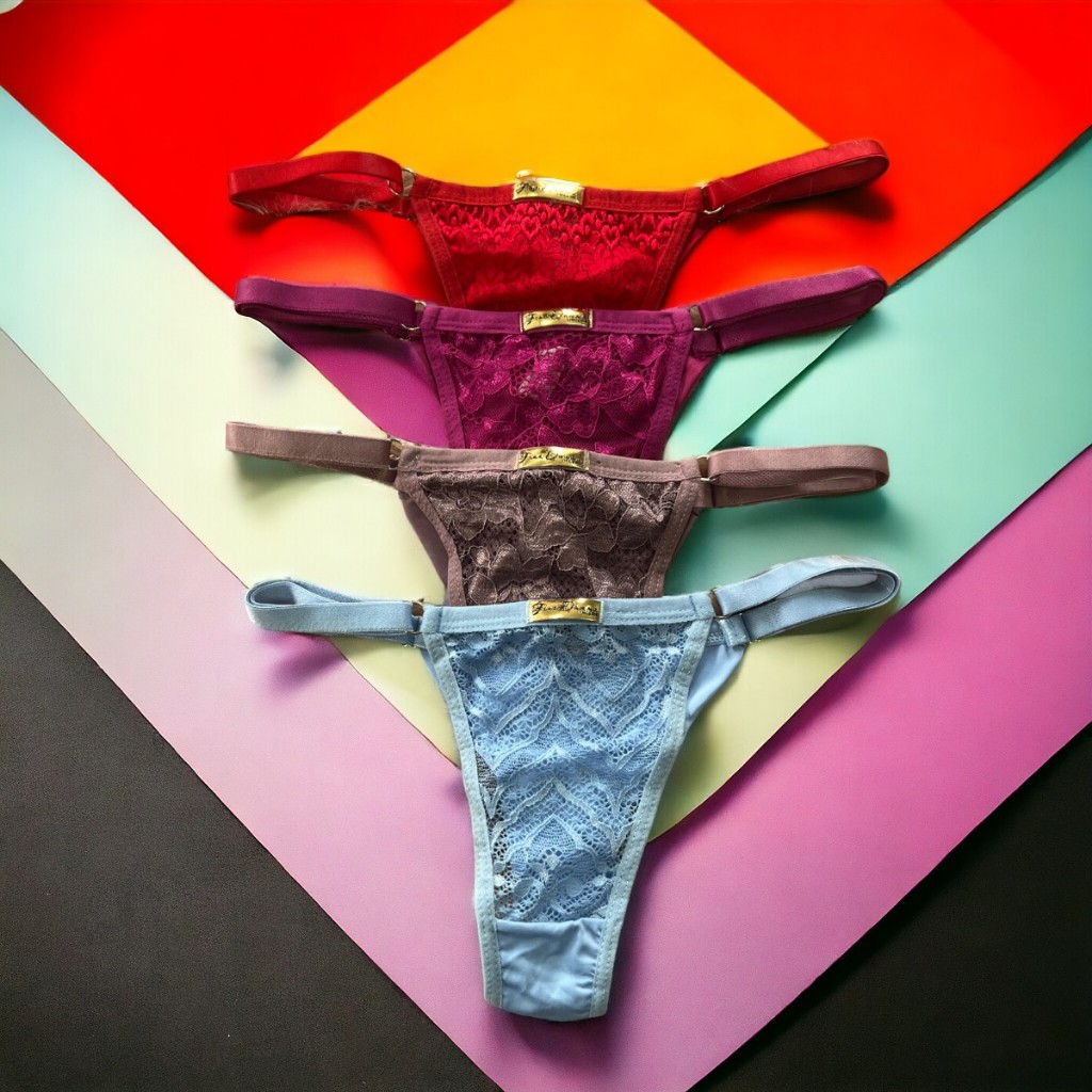 KIT 3 CALCINHAS REGULADORA FIO DUPLO RENDA em Oferta na Shopee