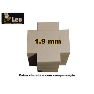 Recortes para montagem de 20 Caixas Tampa de Livro 7x7x3cm em Oferta na Shopee