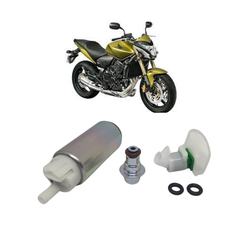 Refil Bomba Combustível + Regulador de Pressão + Pré Filtro Honda CB 600F Hornet 2008/2014