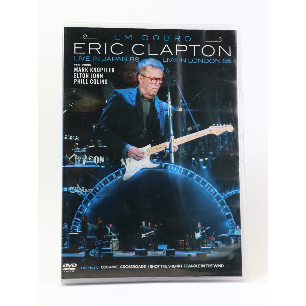 Eric Clapton Em Dobro Live In Japan 88 Live In London 85 DVD Original De Música