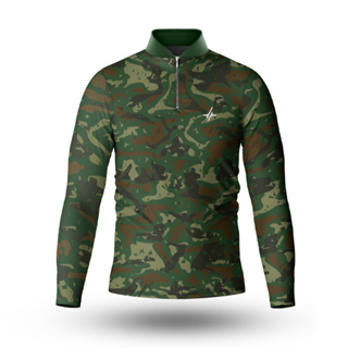 Camisa Camiseta Pesca Proteção Solar Camuflada Dry Fit Uv50+ em Oferta na Shopee