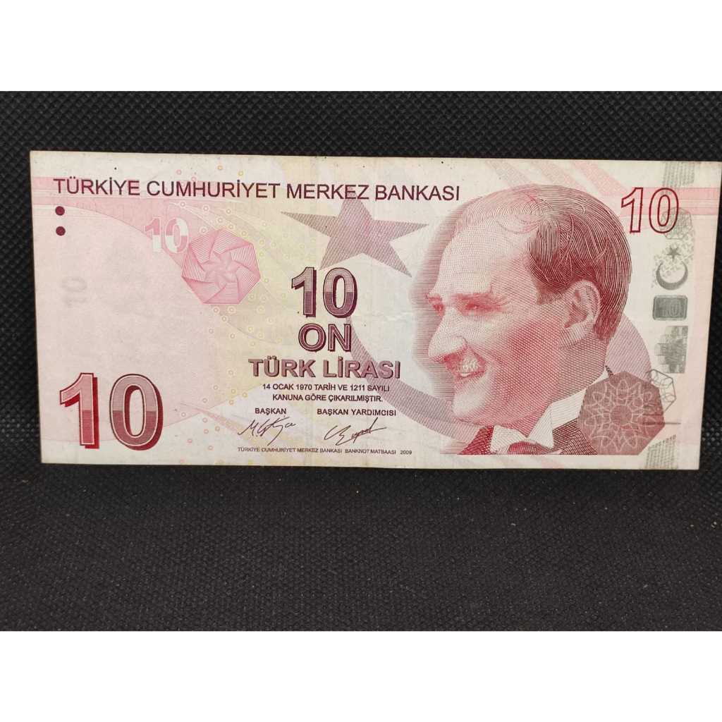 Cédula Peru 10 Turk lira