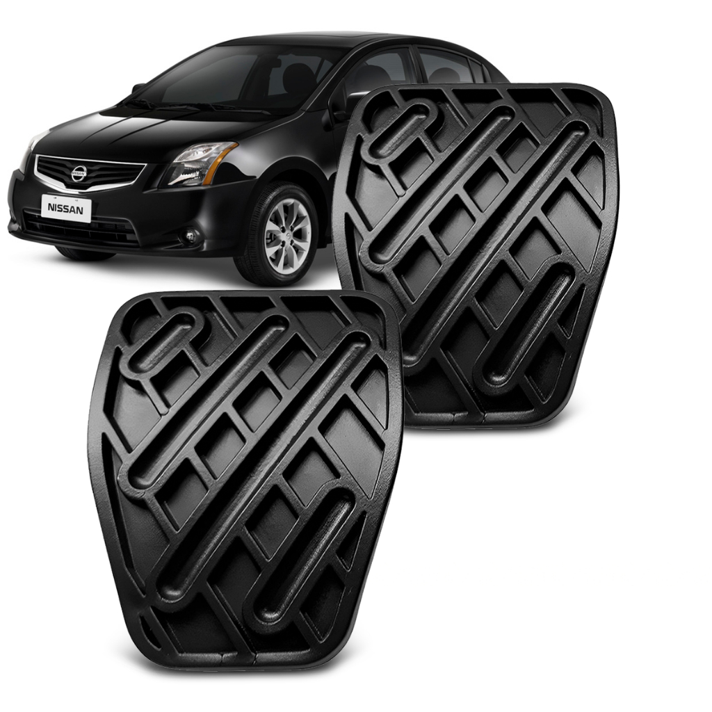Kit Capa Pedal Freio+Embreagem Manual Nissan Versa Sentra 2010 a 2019 em Oferta na Shopee