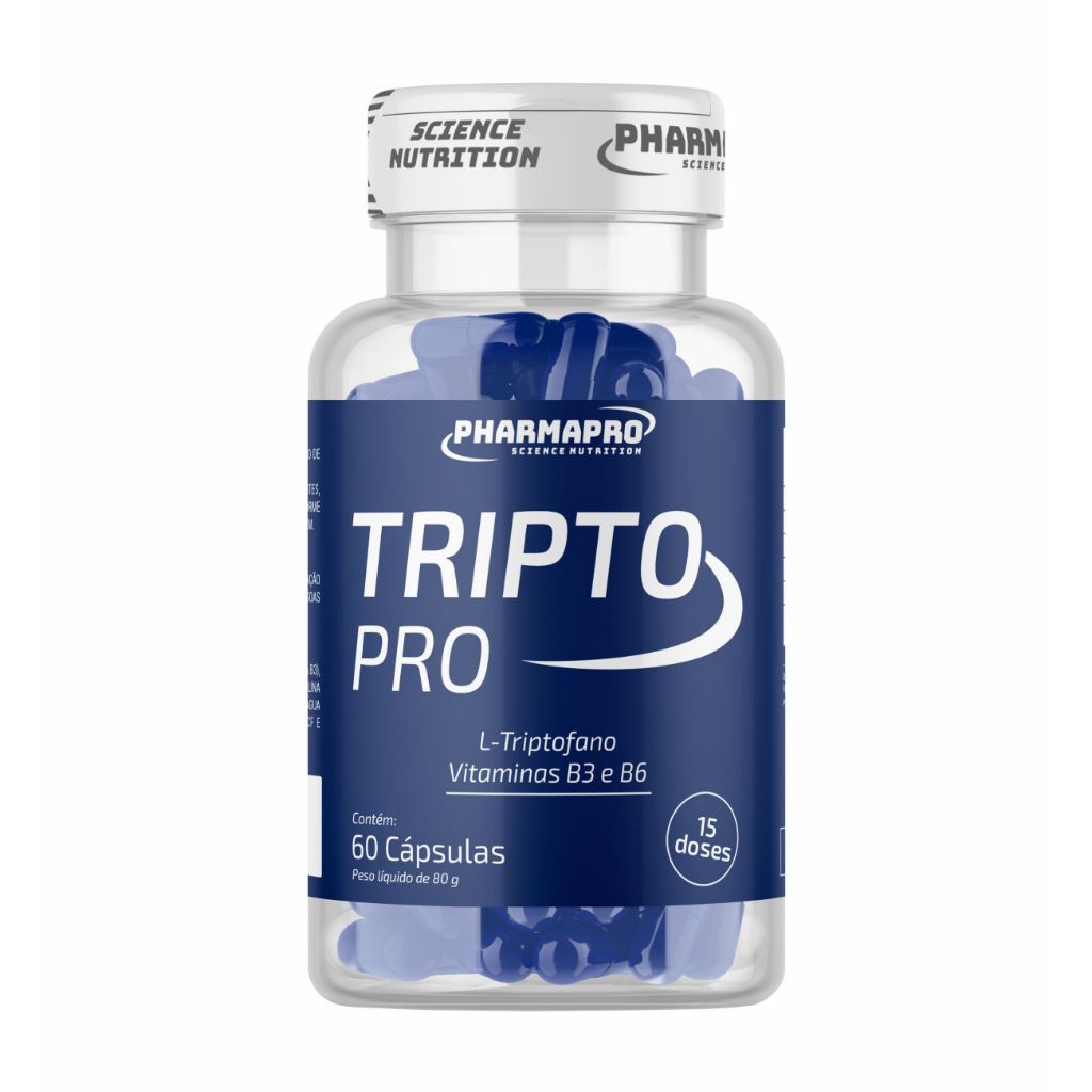 Triptofano Super Concentrado 860mg 60 Cáps 5htp Serotonina - Ótimo para Distúrbios do Sono e Ansiedade