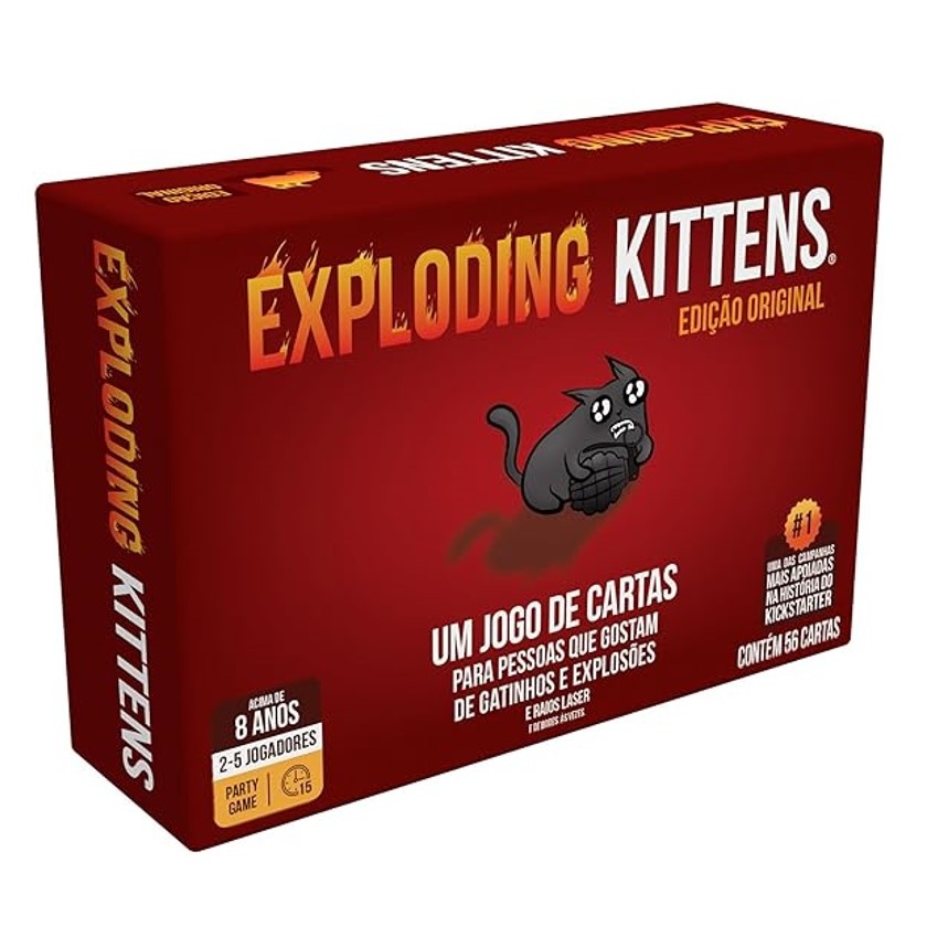 Jogo de Cartas Exploding Kittens - Galápagos em Oferta na Shopee