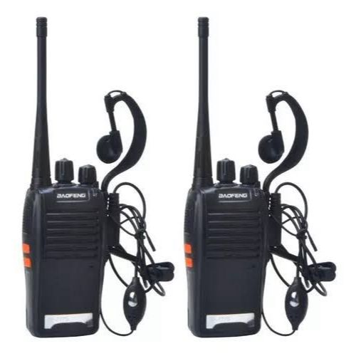 kit 2 rádios comunicador longo Alcance 16 Canais BF 777S Profissional recarregável rádio segurança