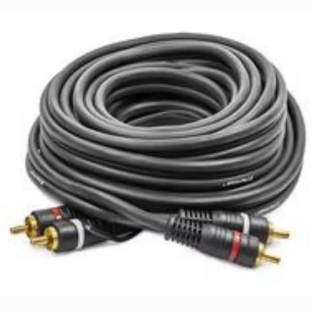 Cabo RCA 5 Metros Para Som Automotivo Flexível