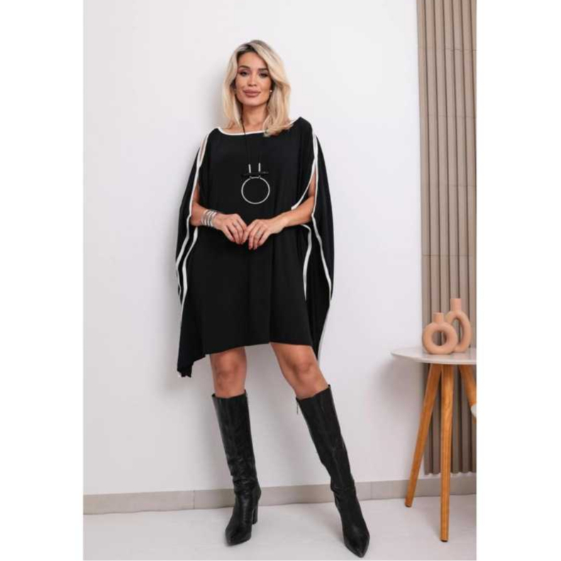 Bata Feminina Vestido Bata Manga Morcego Saida de Praia Kaftan Soltinho