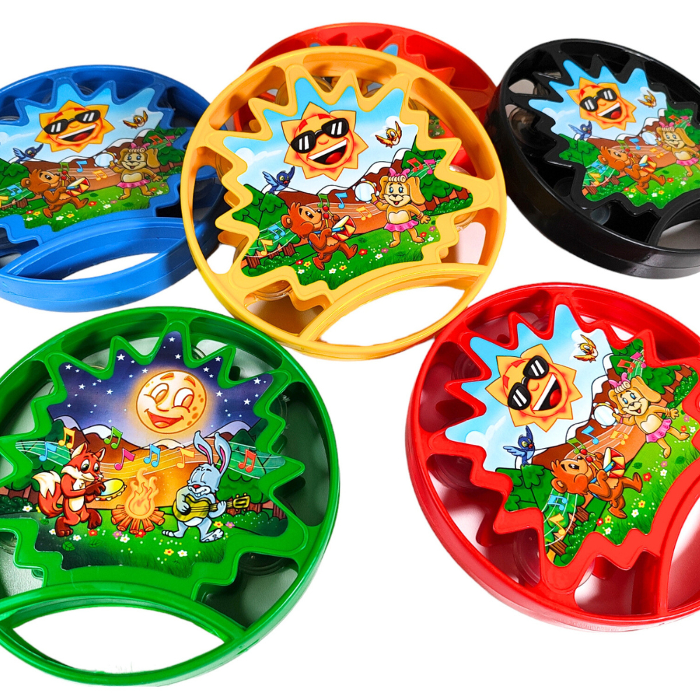 20 Pandeiro Brinquedo Infantil Musical Educativo Instrumento Lembrancinha Prenda Criança novo em Oferta na Shopee