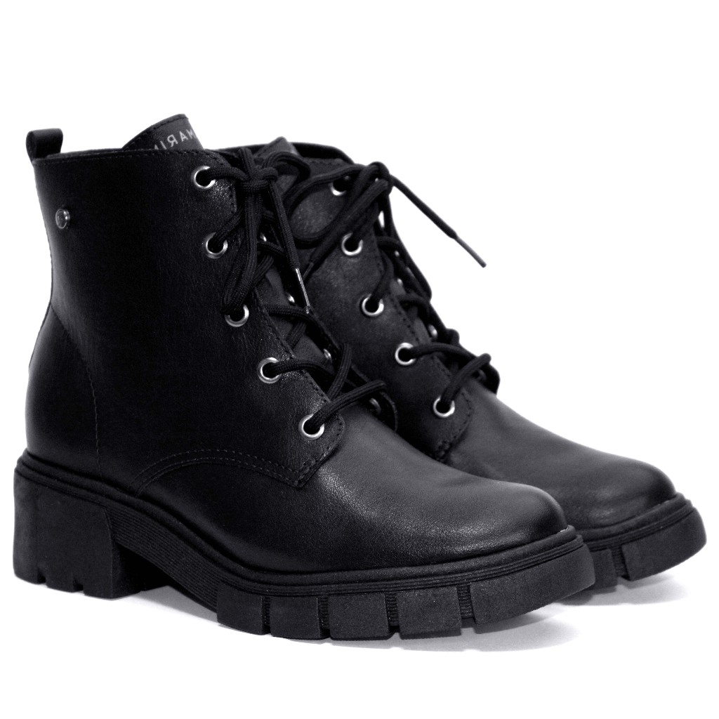 Bota Ramarim Feminina Coturno Tratorado Confortável Casual