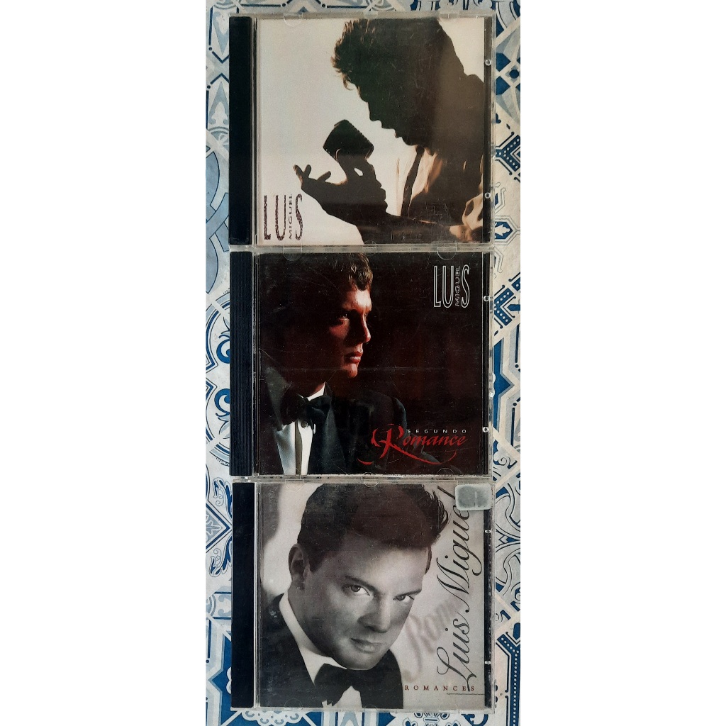 KIT CDS LUIS MIGUEL: ROMANCE - 1992, SEGUNDO ROMANCE - 1993 E ROMANCES 1994