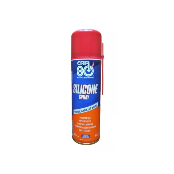 Silicone Spray Para Borrachas De Portas E Canaletas Car 80 em Oferta na Shopee