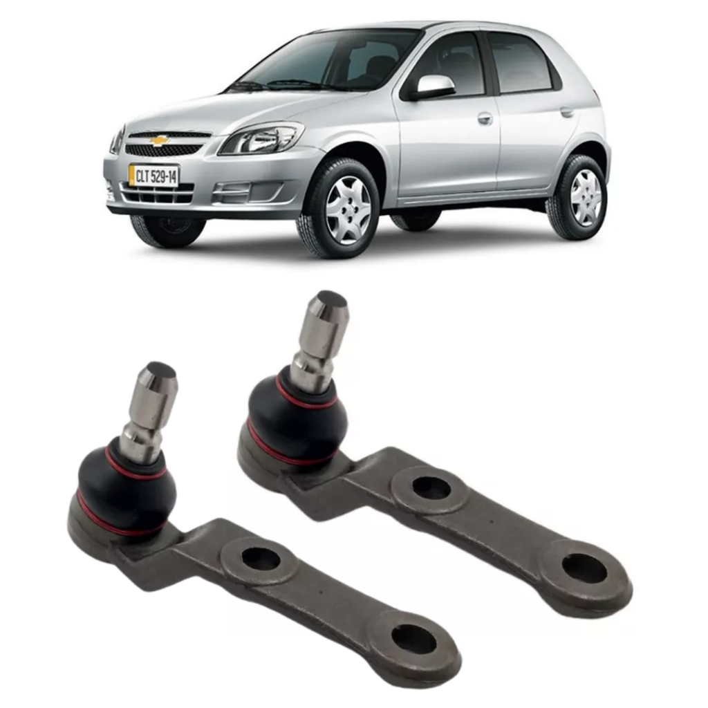 Par de Pivo da Bandeja da Suspensão do Chevrolet GM Celta 2010 2011 2012 2013 2014 2015 2016