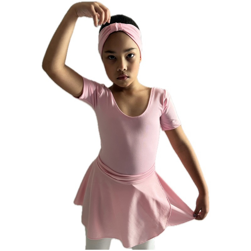 Kit Ballet/ Collant + Saia transpassada + Faixinha  *ENVIO RAPIDO*