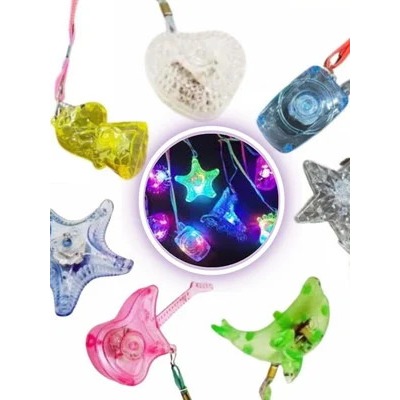 Kit 10 Colar Pisca Pisca Led Vários Modelos Colorido festa