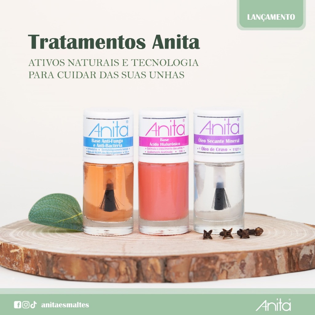 Esmalte Anita Linha de Tratamento 10ml em Oferta na Shopee