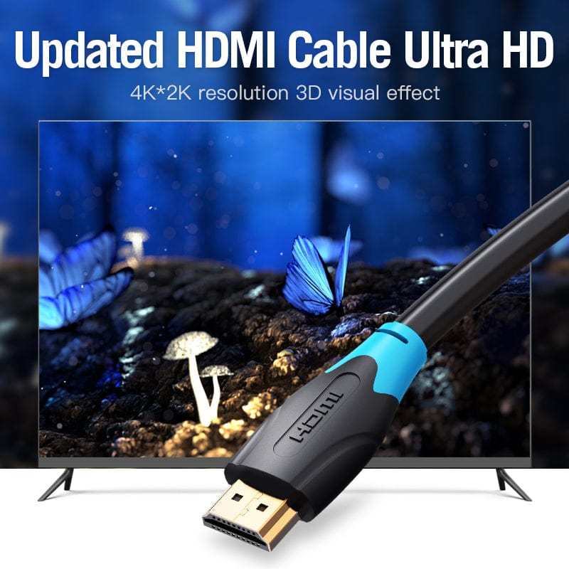 Vention Cabo Hdmi 2.0 4k 60fps Hdr UHD 3D 48-Bit ARC HDCP 18Gbps Premium — imagem 2 de 2